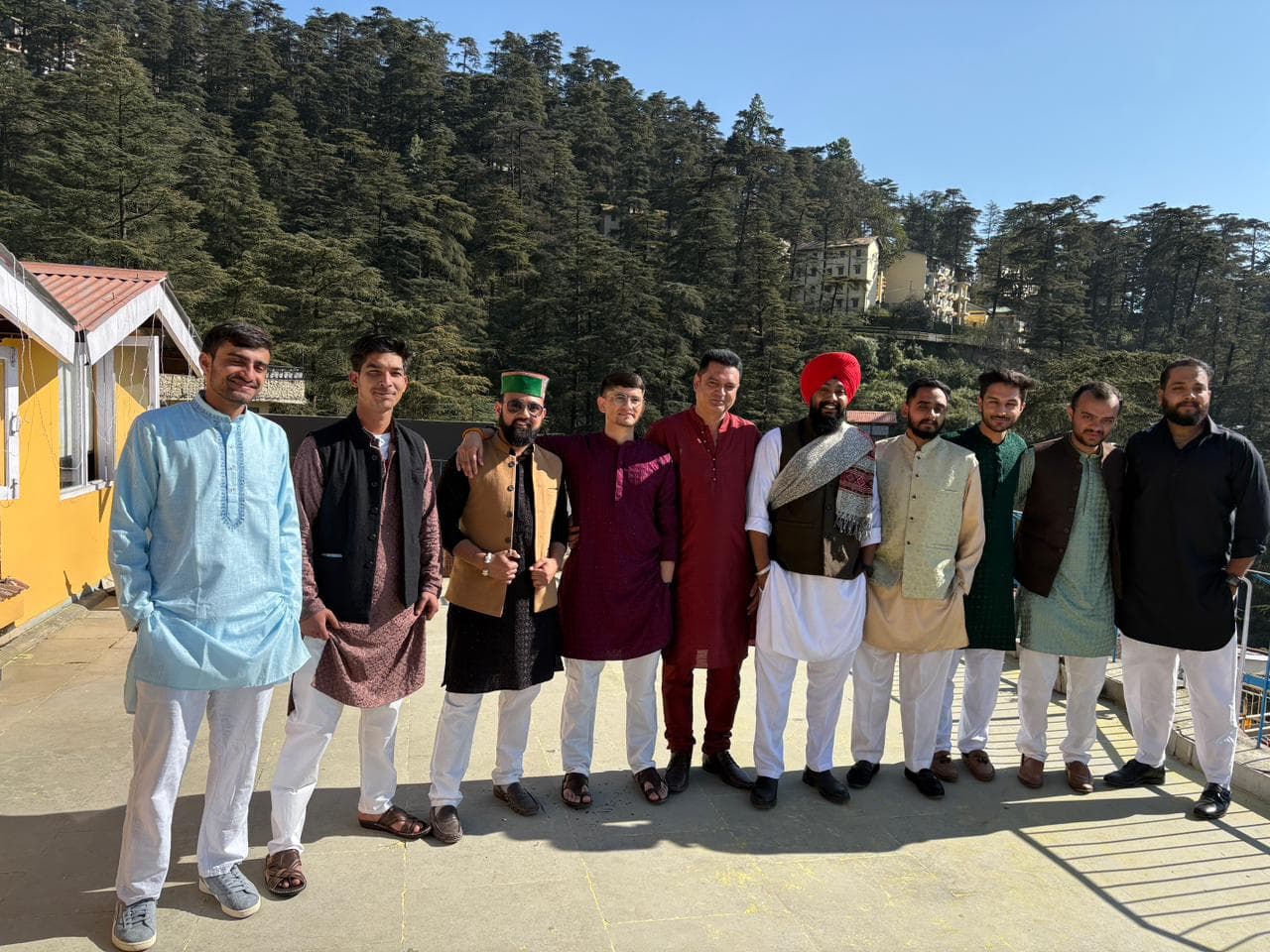 The Summerhill Technologies team together in the Shimla hills